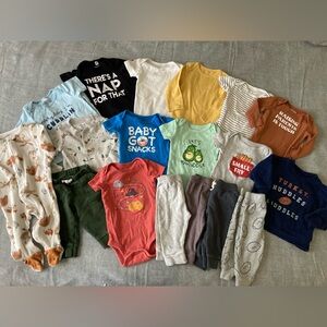 ✨3/$15 Gender Neutral/Boy Baby Clothes- 6 MONTHS